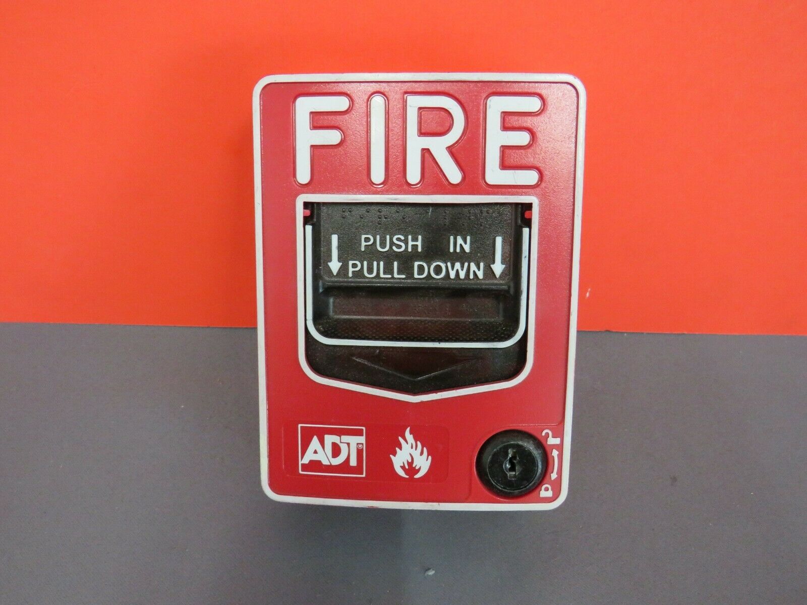 Tyco Adt Bg 12l Dual Action Pull Station Fire Alarm